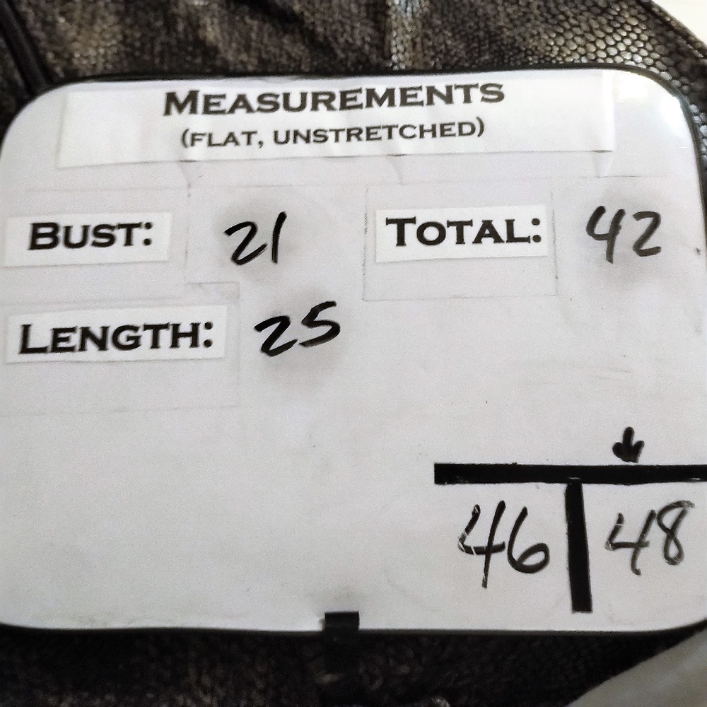 Light Faux Snakeskin Jacket by Sport Haley EUC M/L - Picture 4 of 5